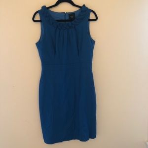 J Crew Ruffle Hem sheath dress